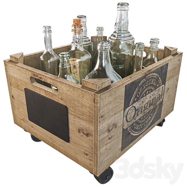 bottle crate 3DSMax File - thumbnail 3