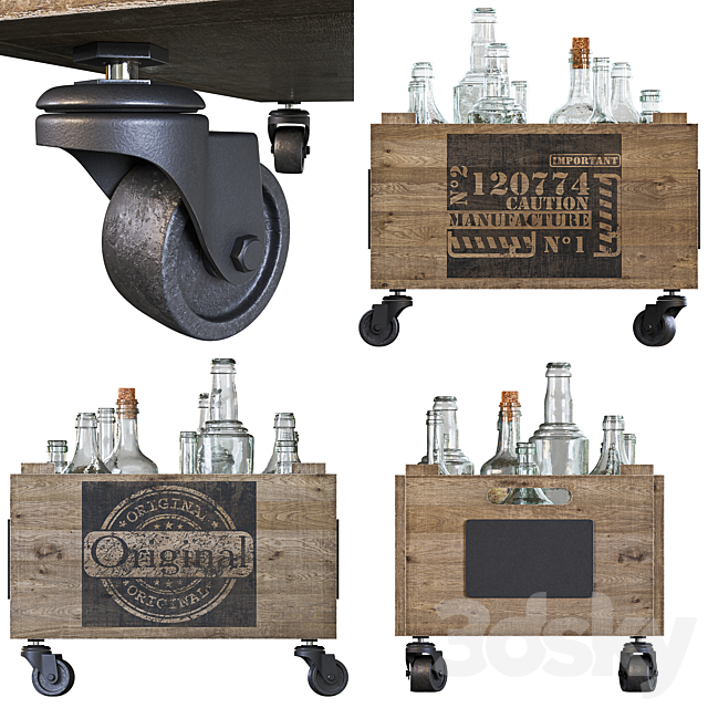 bottle crate 3DSMax File - thumbnail 4