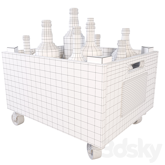 bottle crate 3DSMax File - thumbnail 7