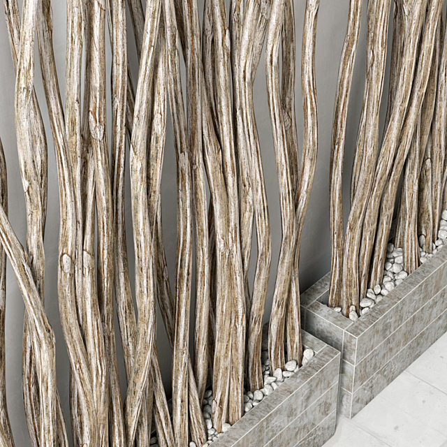 Branch sang decor pebble _ Pebble branches 3DSMax File - thumbnail 2