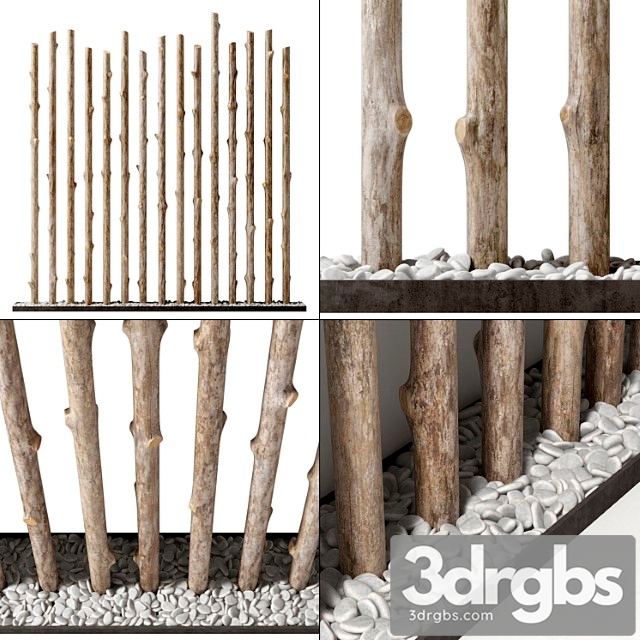 Branch thick decor fundament n1 3dsmax Download - thumbnail 1