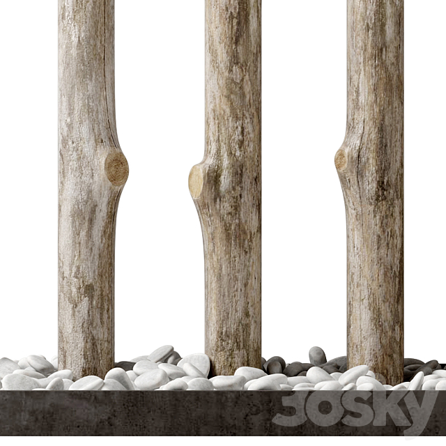 Branch thick decor fundament n1 3DSMax File - thumbnail 4