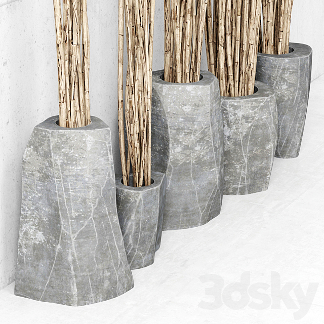 Branches in vases 3DSMax File - thumbnail 2