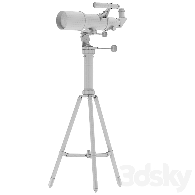 Bresser Telescope 3DS Max Model - thumbnail 5