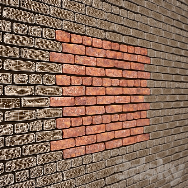 Brick 3DS Max Model - thumbnail 2