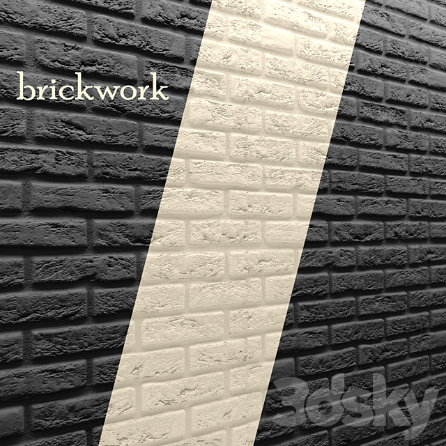 Brick masonry 3DS Max Model - thumbnail 2