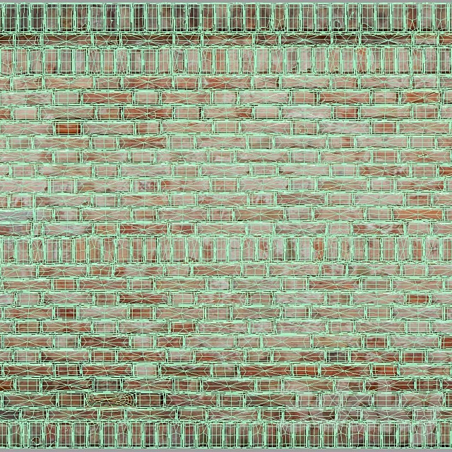 Brick wall 3DS Max Model - thumbnail 3