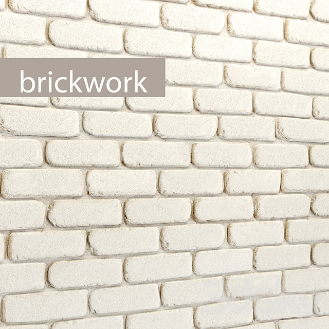 BrickworkBrickwork. brick. white. stone. stone decorative wall 3DSMax File - thumbnail 1