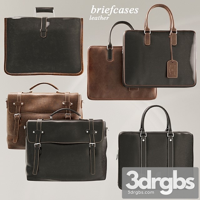 Briefcases set 3dsmax Download - thumbnail 1