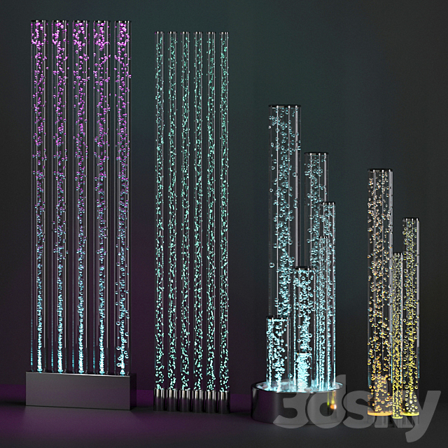 Bubble columns and colonnades 3DSMax File - thumbnail 1