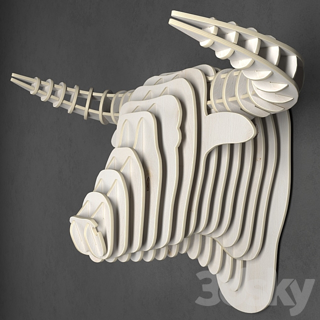 Bull head 3DSMax File - thumbnail 2