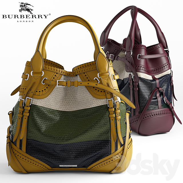 Burberry Whipstitch Bag 3ds Max - thumbnail 1