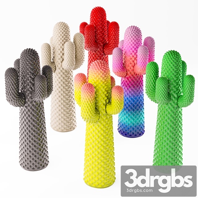 Cactus gufram coat hanger 3dsmax Download - thumbnail 1