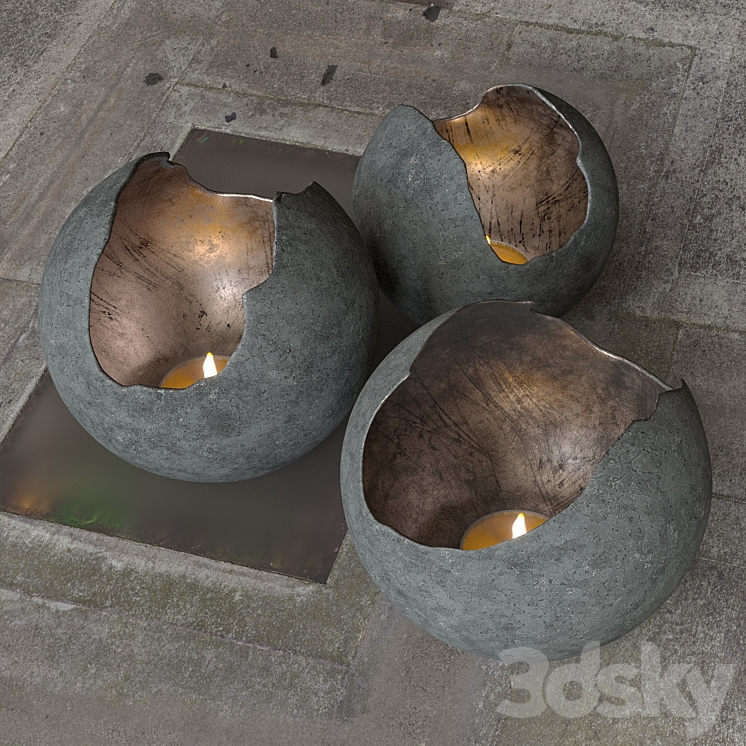 Candle 3DS Max Model - thumbnail 3