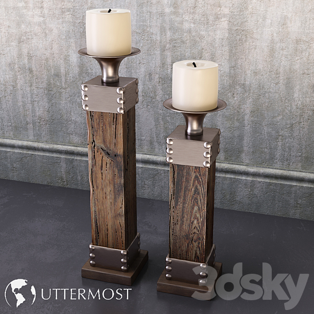 Candleholders Lican Uttermost 3DSMax File - thumbnail 1