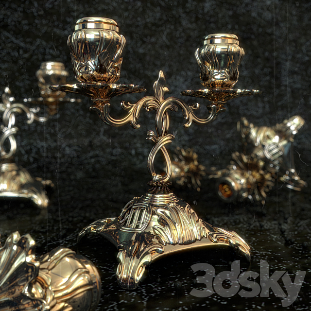 Candlestick 3DSMax File - thumbnail 1