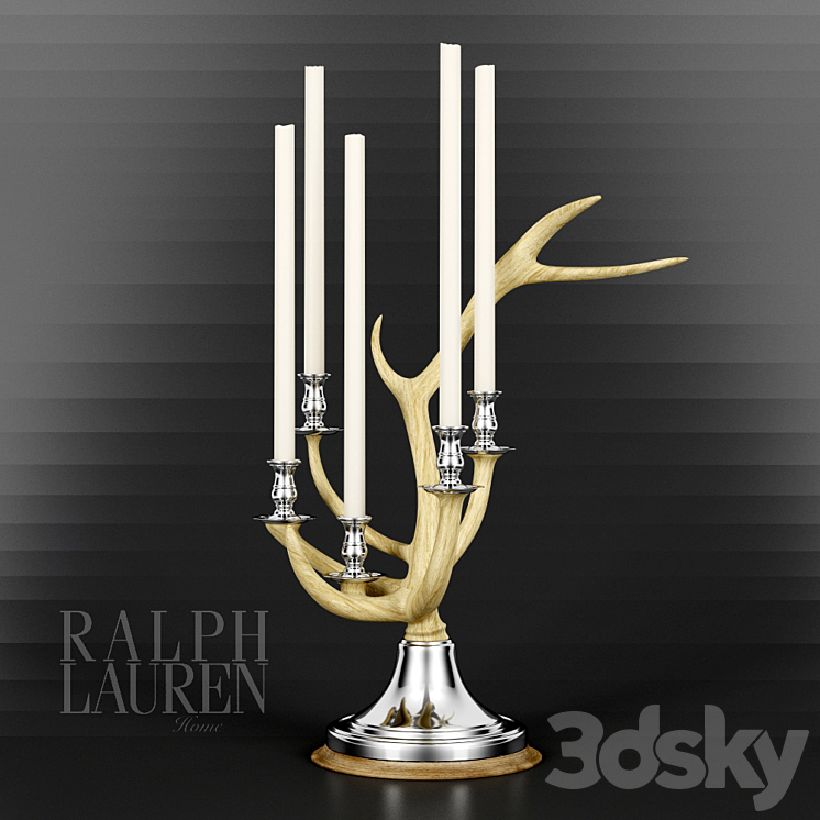 Candlestick Ralph Lauren CHANNING 5-LIGHT CANDELABRA 3DS Max - thumbnail 1