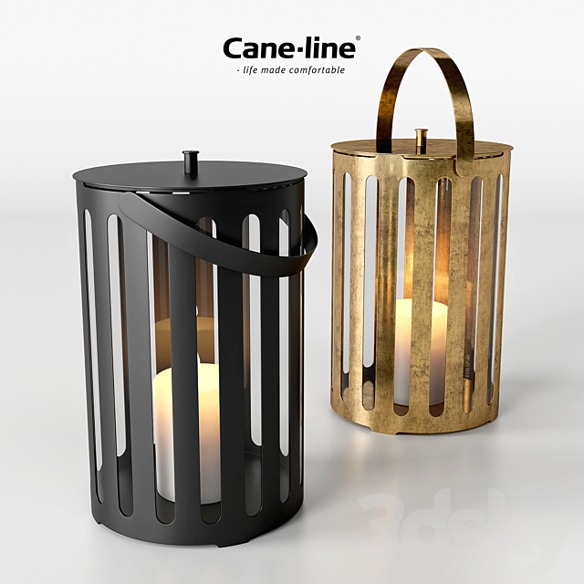 Cane-Line Lighttube Lantern Small 3DS Max Model - thumbnail 2