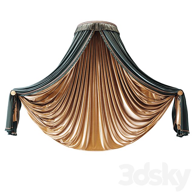 Canopy from Conchiglia bed. Provasi Factory. 3DSMax File - thumbnail 1