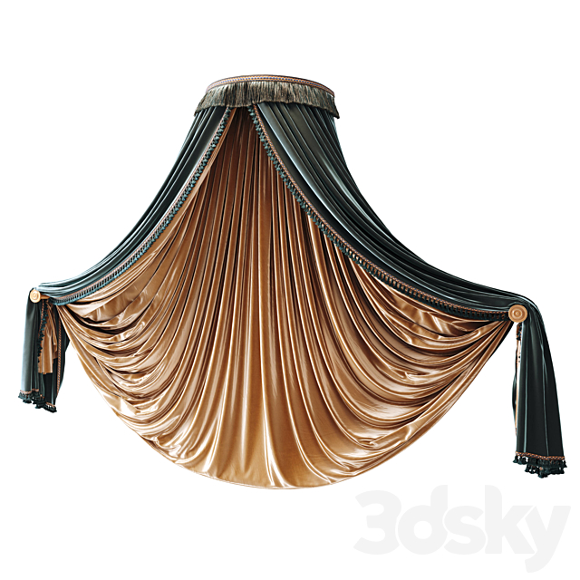 Canopy from Conchiglia bed. Provasi Factory. 3DSMax File - thumbnail 3