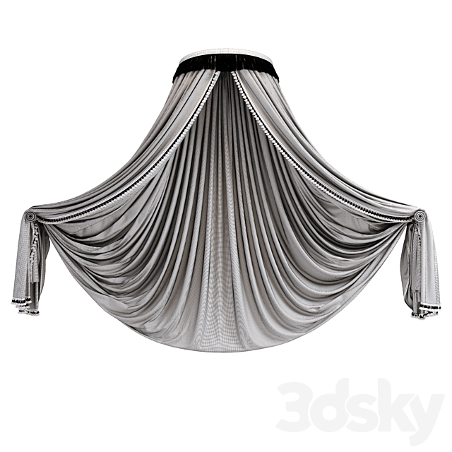 Canopy from Conchiglia bed. Provasi Factory. 3DSMax File - thumbnail 4