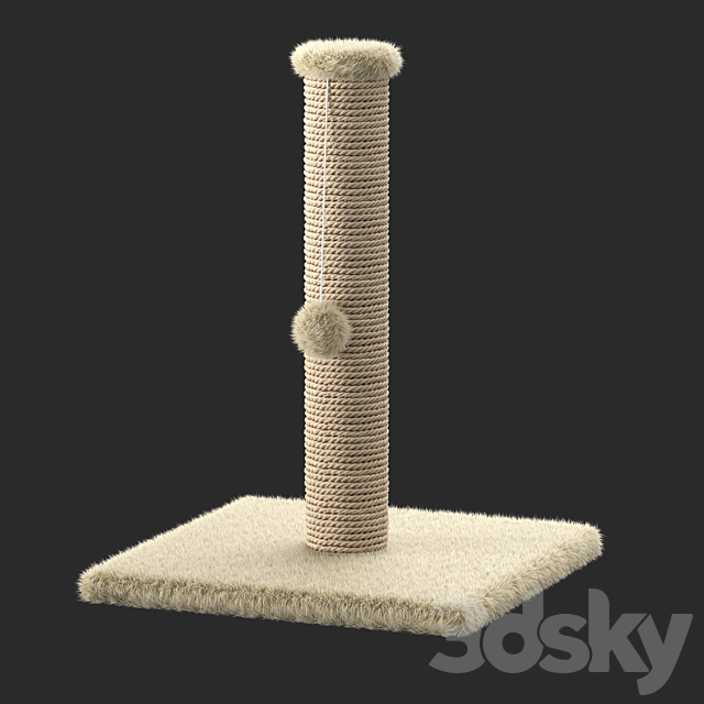 Cat accessories 3DS Max Model - thumbnail 4