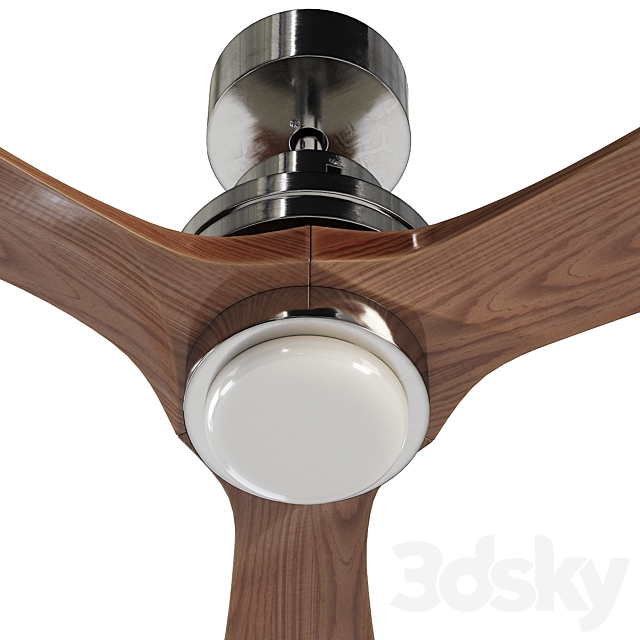 Ceiling Fan LANTAU-G LED 3DS Max Model - thumbnail 4