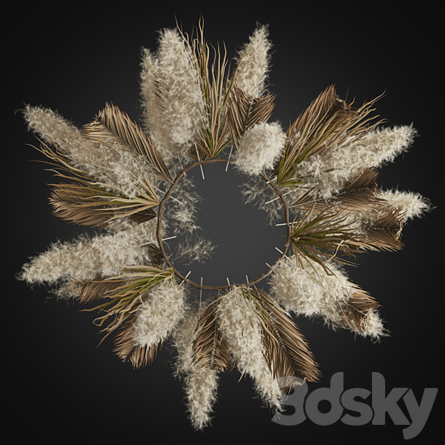 Ceiling pampas 02 3DSMax File - thumbnail 3