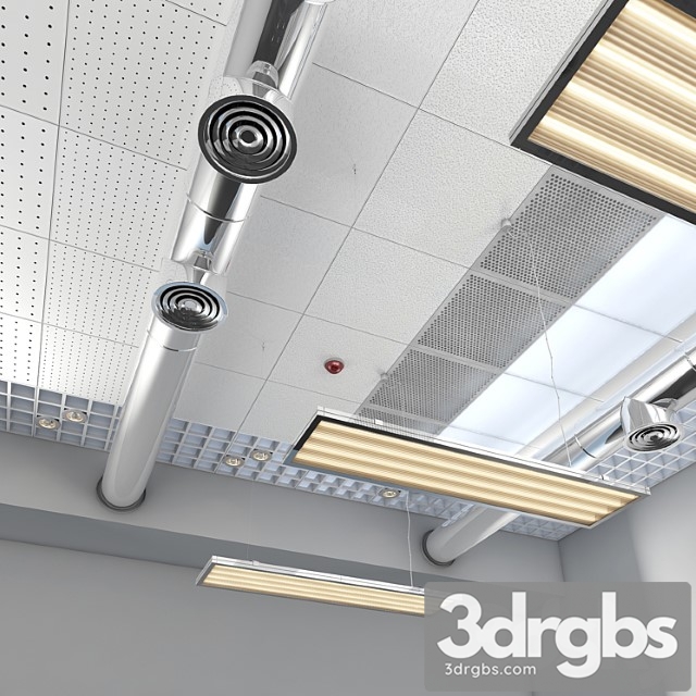 Ceiling panels 3dsmax Download - thumbnail 1