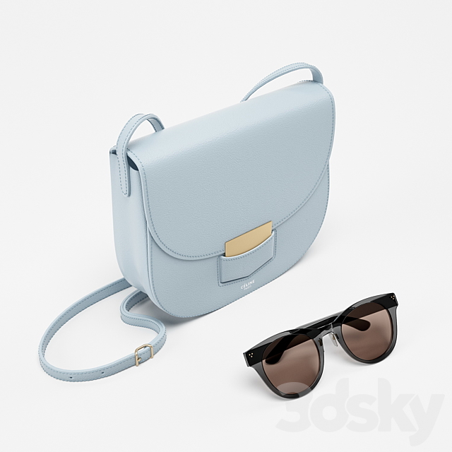 Celine – Small shoulder bag 3DSMax File - thumbnail 2