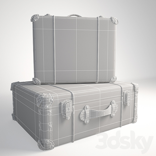 Chest Deco Suitcase Aviation Kare 3DSMax File - thumbnail 2