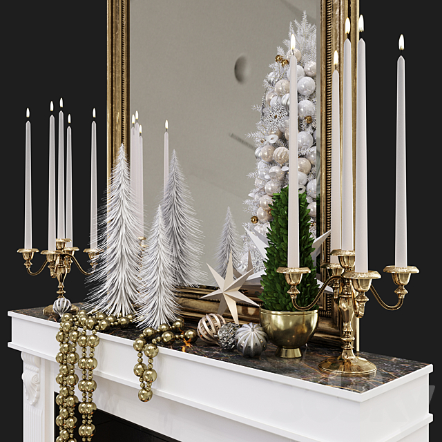 Christmas Decorative set sk_2 (Vray) 3DSMax File - thumbnail 3