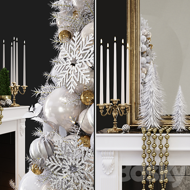 Christmas Decorative set sk_2 (Vray) 3DSMax File - thumbnail 4