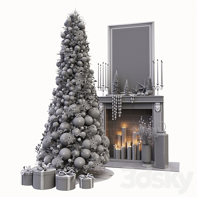 Christmas Decorative set sk_2 (Vray) 3DSMax File - thumbnail 5