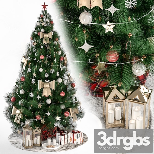 Christmas tree 2020 3dsmax Download - thumbnail 1