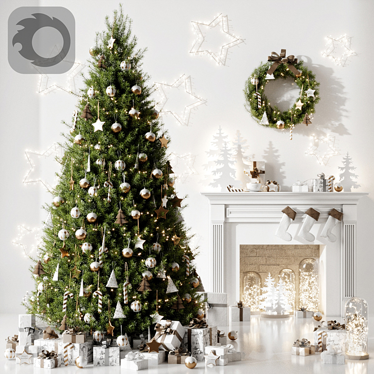 Christmas tree 3 3DS Max - thumbnail 1