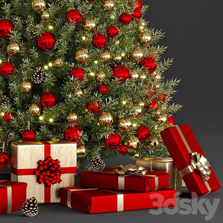 Christmas tree 3DS Max - thumbnail 2