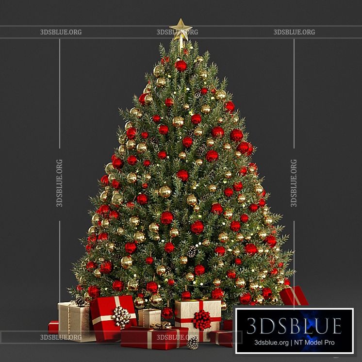 Christmas tree 3DS Max - thumbnail 3