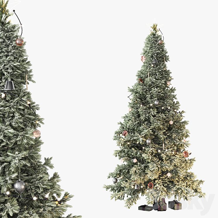 Christmas tree 3DS Max - thumbnail 2