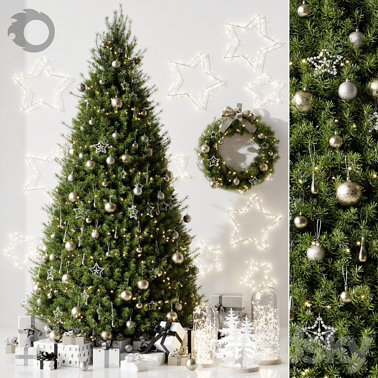 Christmas tree 3DS Max - thumbnail 1