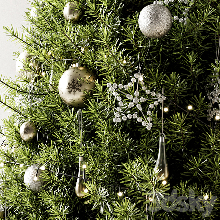 Christmas tree 3DS Max - thumbnail 2