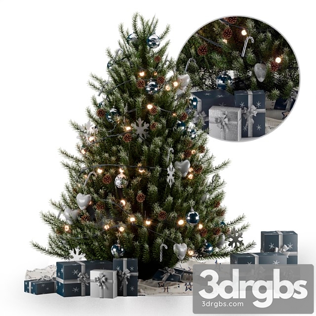 Christmas Tree 3dsmax Download - thumbnail 1