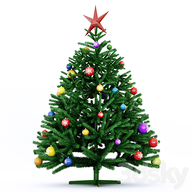 Christmas Tree 3DSMax File - thumbnail 2