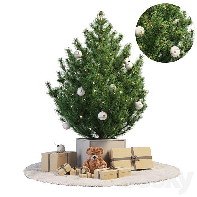 Christmas tree 3DSMax File - thumbnail 1