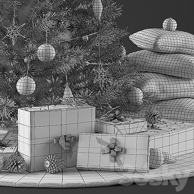 Christmas tree 3DSMax File - thumbnail 3