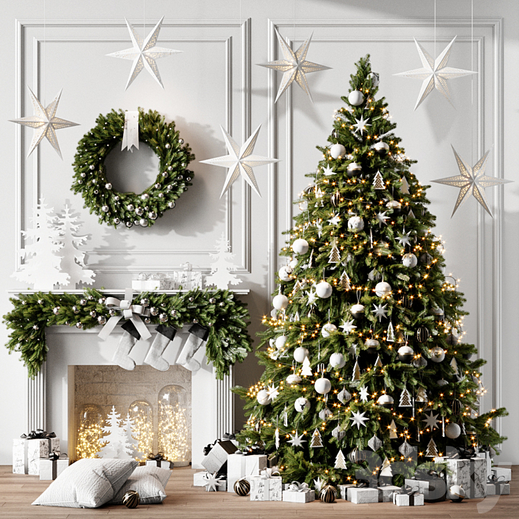 Christmas tree 5 3DS Max Model - thumbnail 1