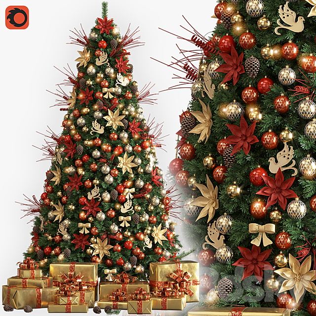 Christmas tree corona 3DSMax File - thumbnail 1