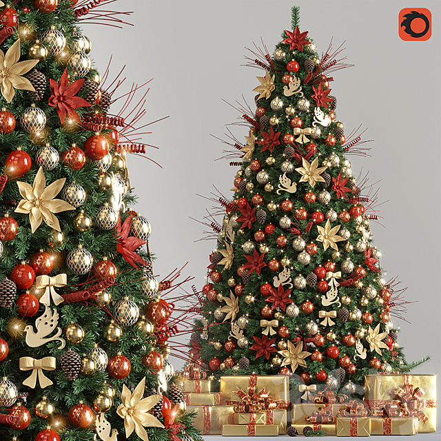 Christmas tree corona 3DSMax File - thumbnail 3