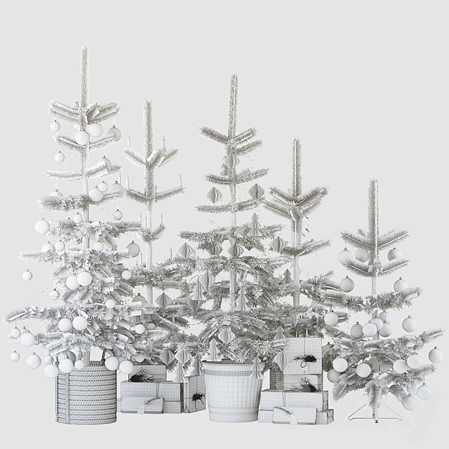 Christmas tree set 2 3DSMax File - thumbnail 3