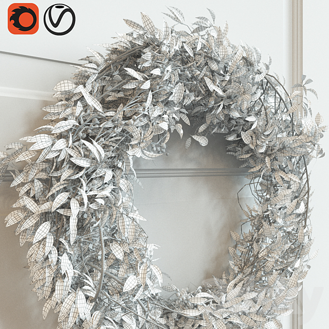 Christmas wreath 3DSMax File - thumbnail 3